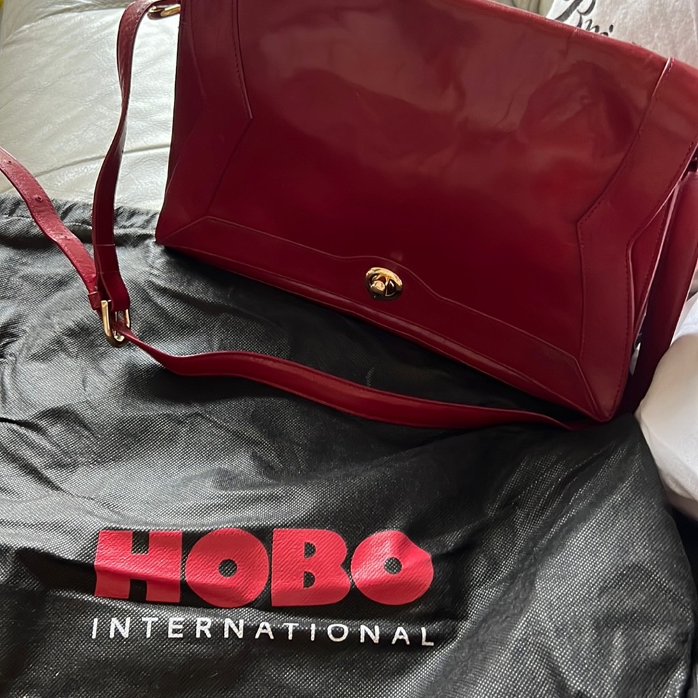 Red Hobo International Leather purse
